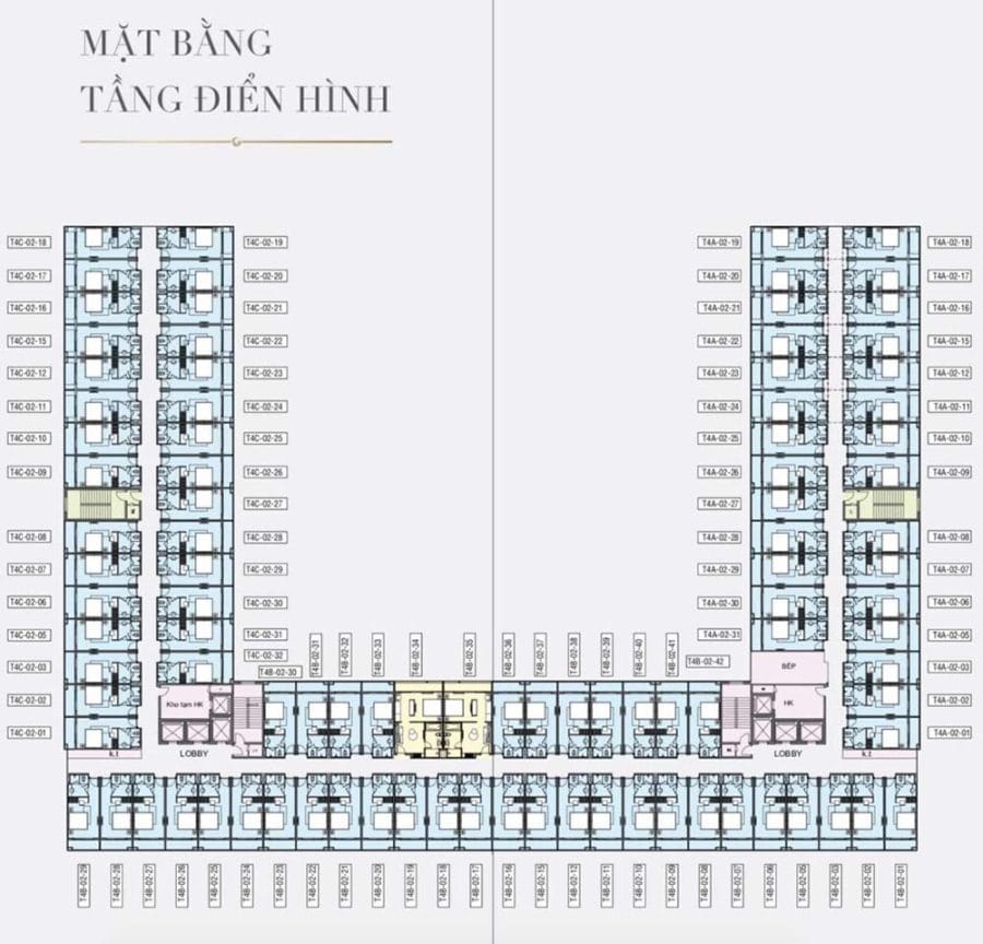 Mặt Bằng Tầng Điền Hình The 5Way Grand World Phú Quốc