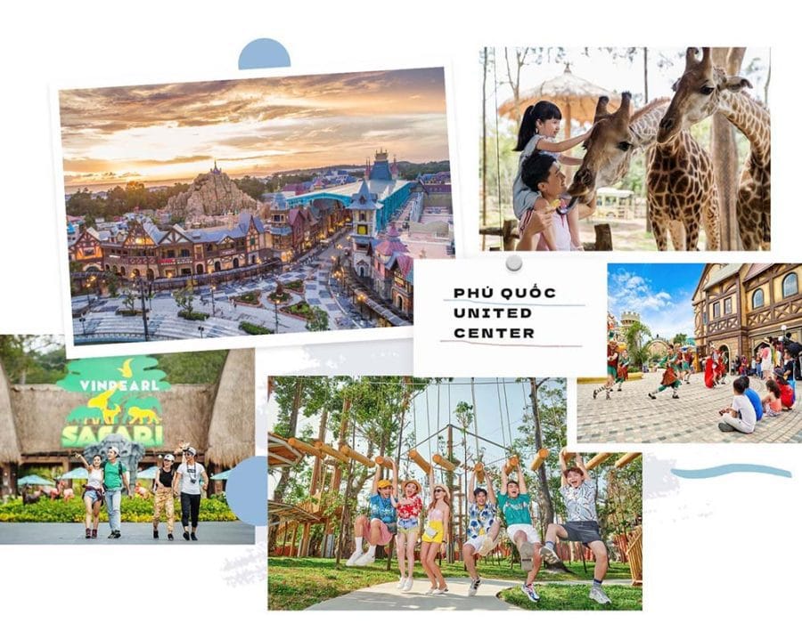 The 5Way Grand World Phú Quốc tận hưởng trọn vẹn những tiện ích từ Grand World và United Center