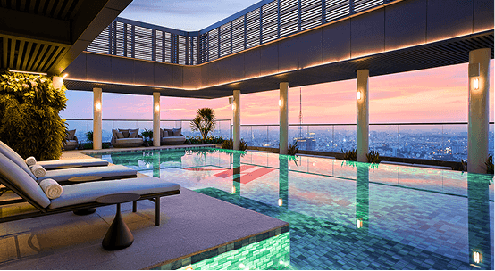 Hồ bơi sang trọng của Grand Marina